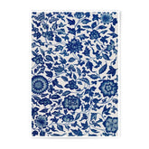 Blue Floral Photographic Print, Botanical Art Print, Elegant Wall Decor, Floral Pattern Art, Home Decor, Flower Photography - Tawshia